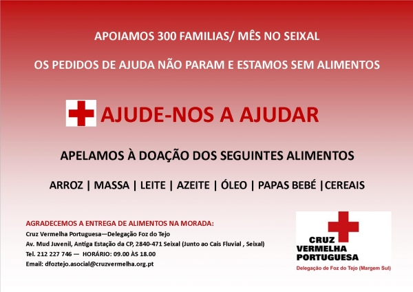 Apelo a doações alimentares